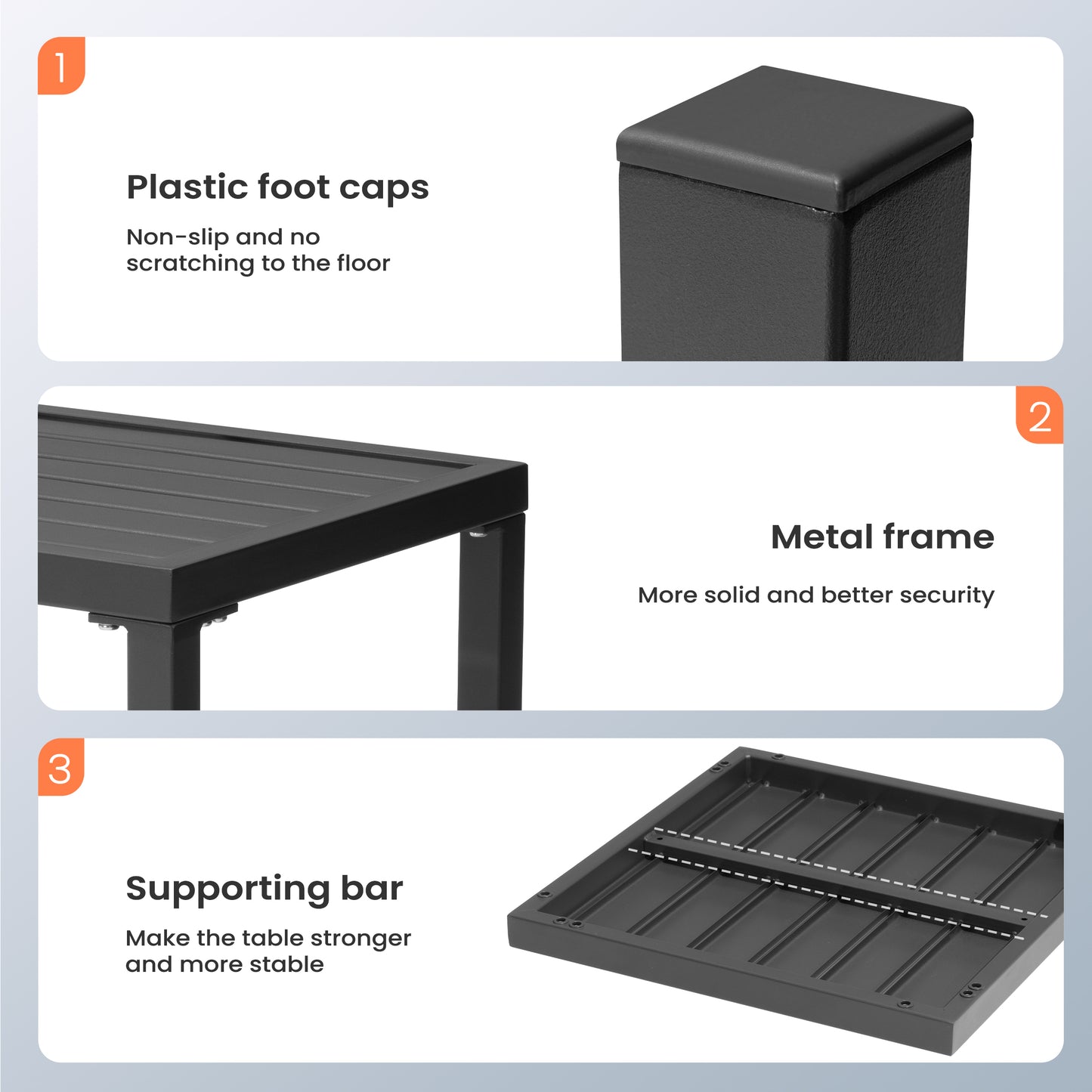 Crestlive Products Steel Outdoor Adjustable Chaise Lounge Chair