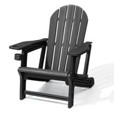 HDPE Adirondack Chair with Cup Holder & Sloped Seat