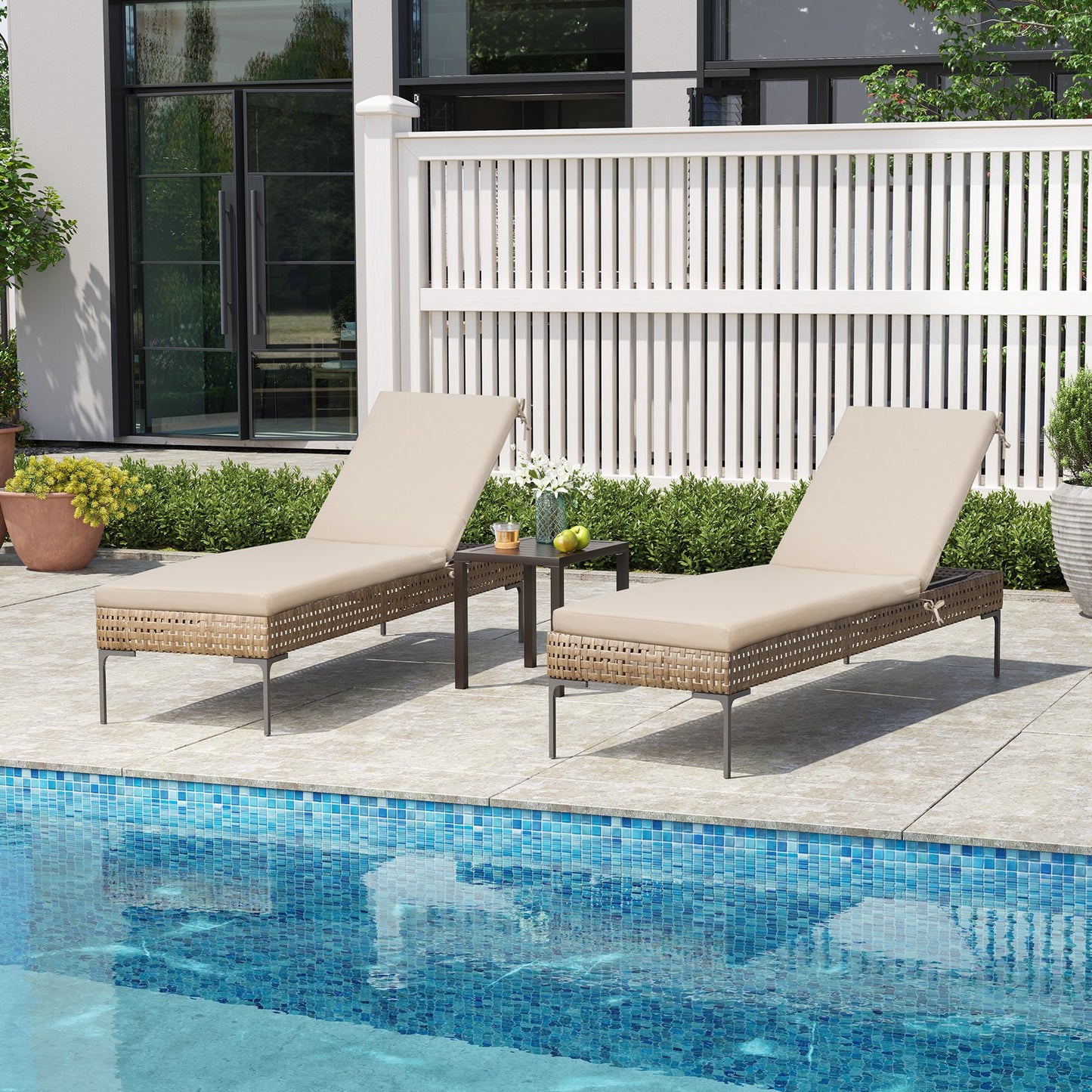 Crestlive Products Sunbrella 80 x 23 in. Outdoor Chaise Lounge Cushion