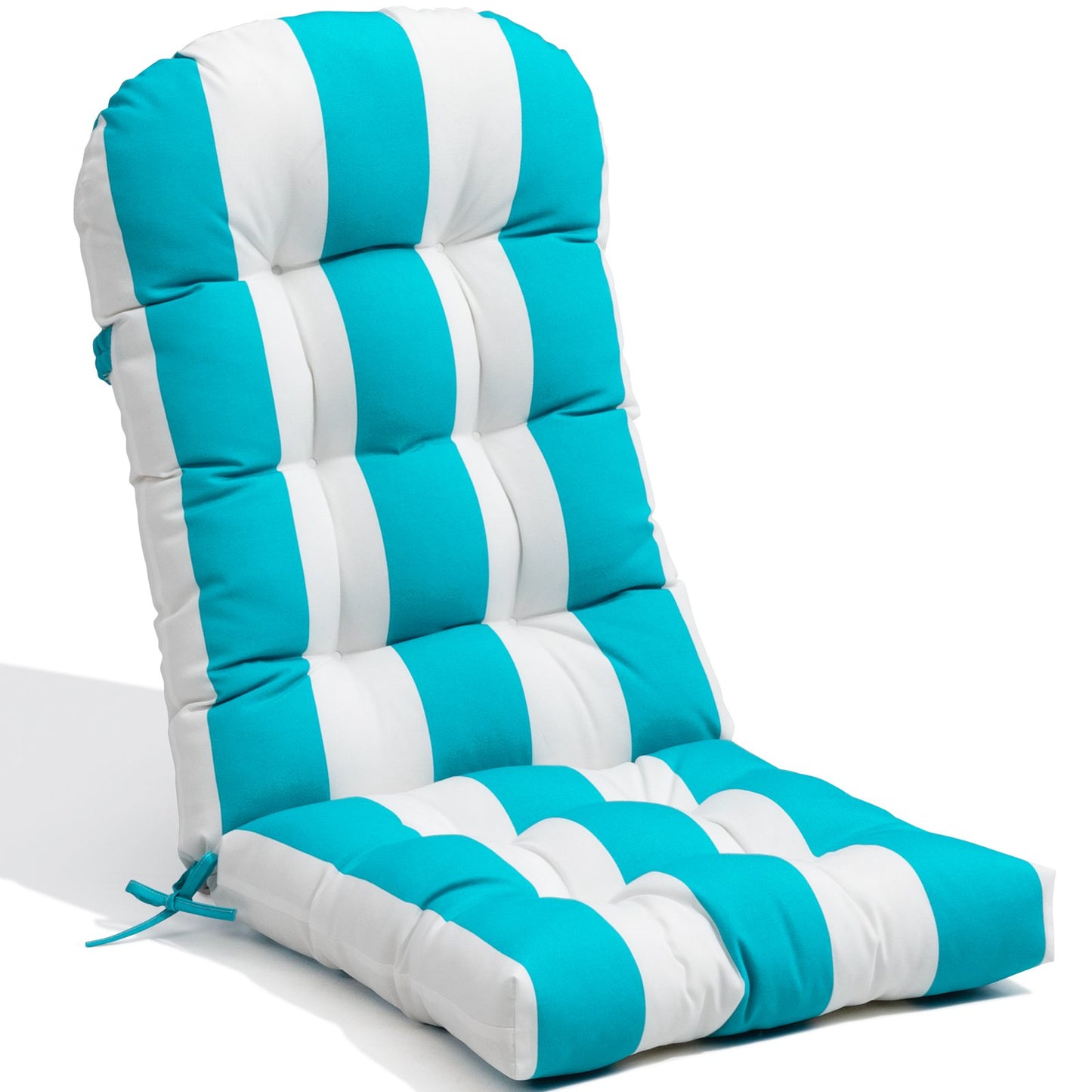 Crestlive Products Adirondack chair deep seat cushion in Blue and White Stripe