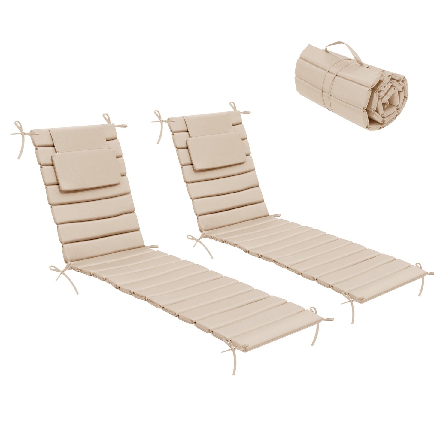 Crestlive Products Outdoor Patio Lounge Chair Cushion