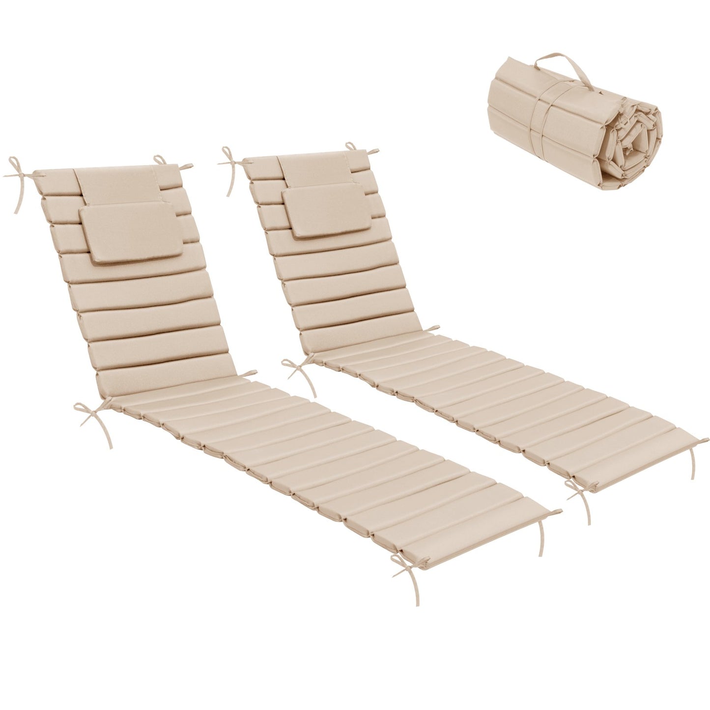 Crestlive Products Outdoor Patio Lounge Chair Cushion