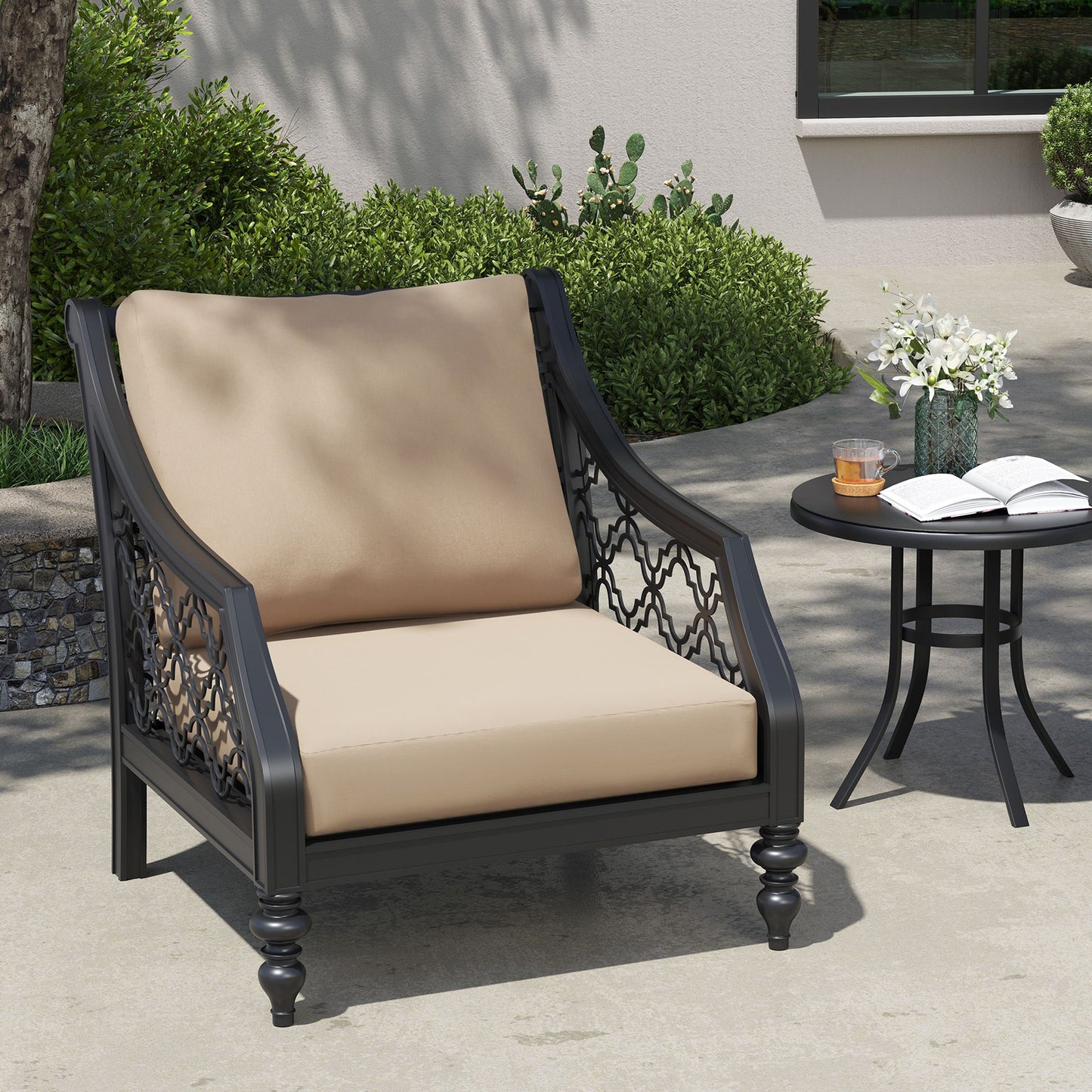 Crestlive Products Outdoor Deep Seat Cushion Removable Cover