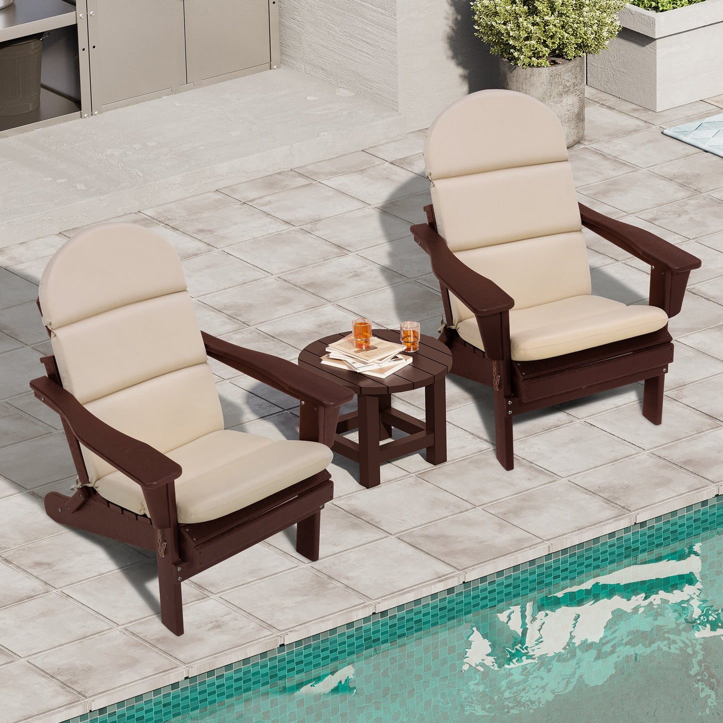 Crestlive Products Outdoor Adirondack Patio Chair Cushion