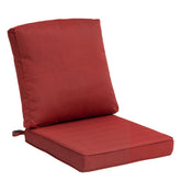 Outdoor Deep Seat Patio Cushion in Red