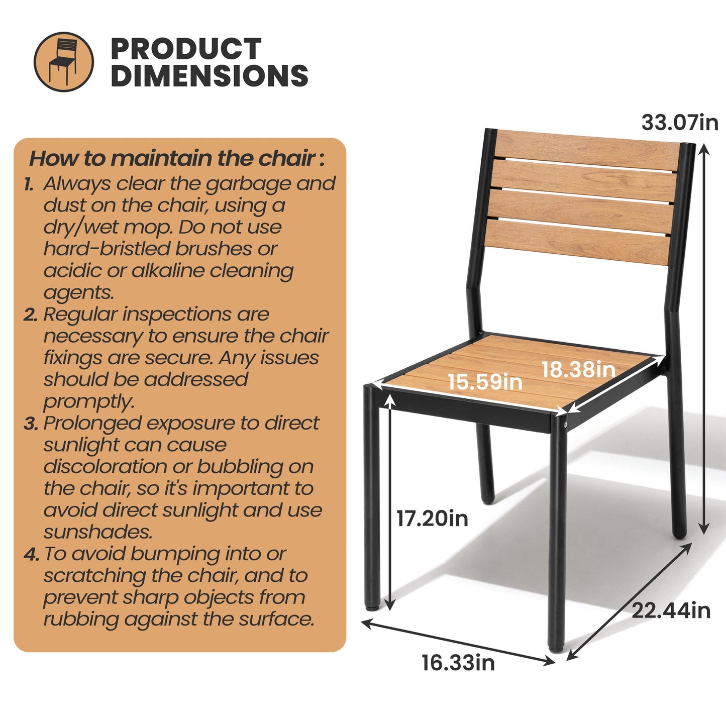 Crestlive Products 7-Piece Outdoor Aluminum Patio Dining Set with Umbrella Hole Table and Stackable Chairs