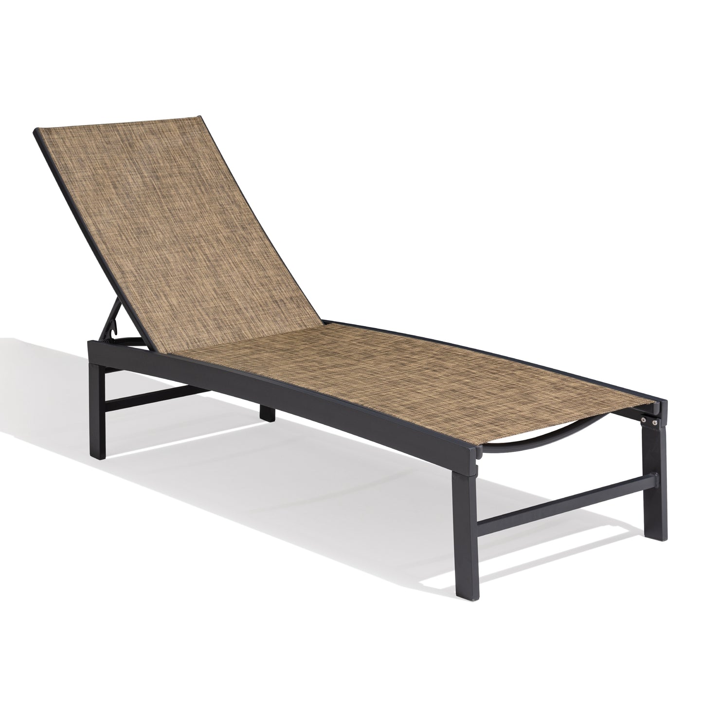 Crestlive Products 1-Piece Outdoor Adjustable Chaise Lounge Chair