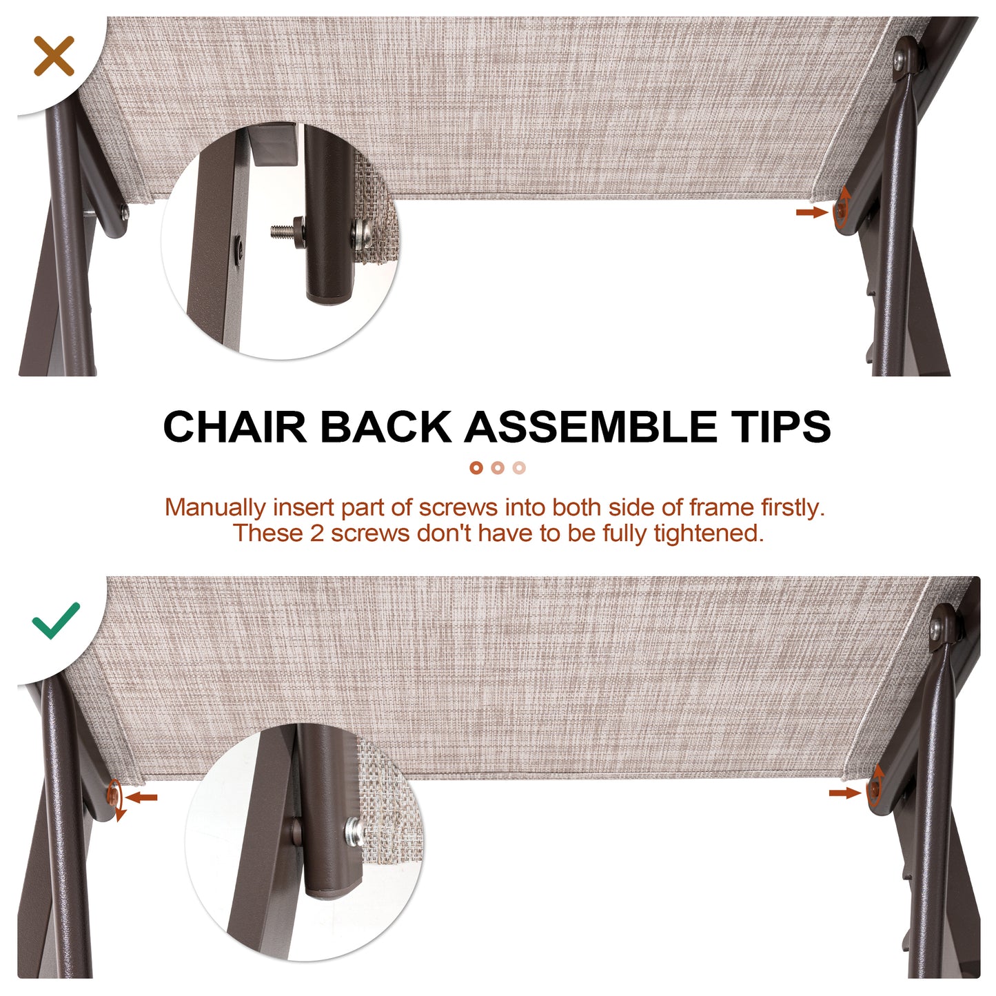 Crestlive Products Aluminum Outdoor Adjustable Chaise Lounge Chair