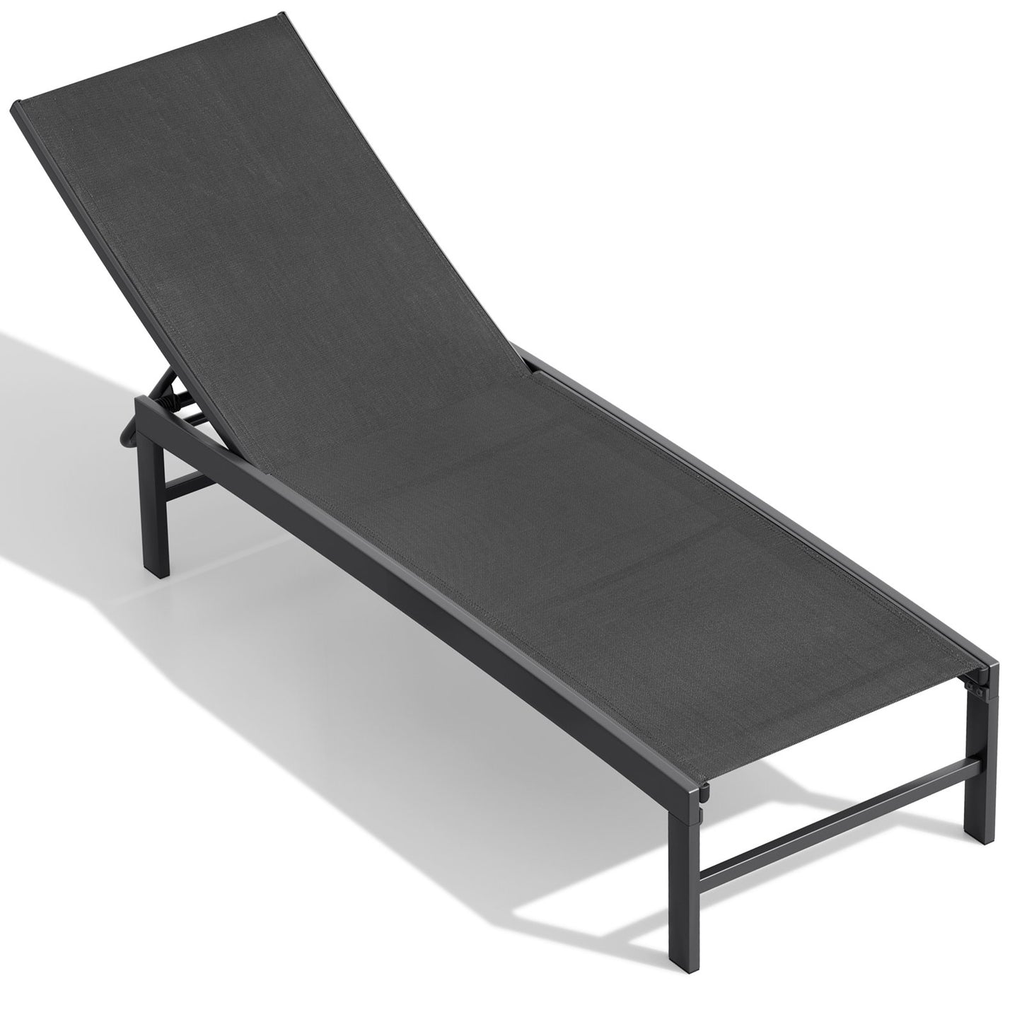 Crestlive Products Steel Outdoor Adjustable Chaise Lounge Chair