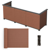 Outdoor PVC Privacy Screen Fence Roll