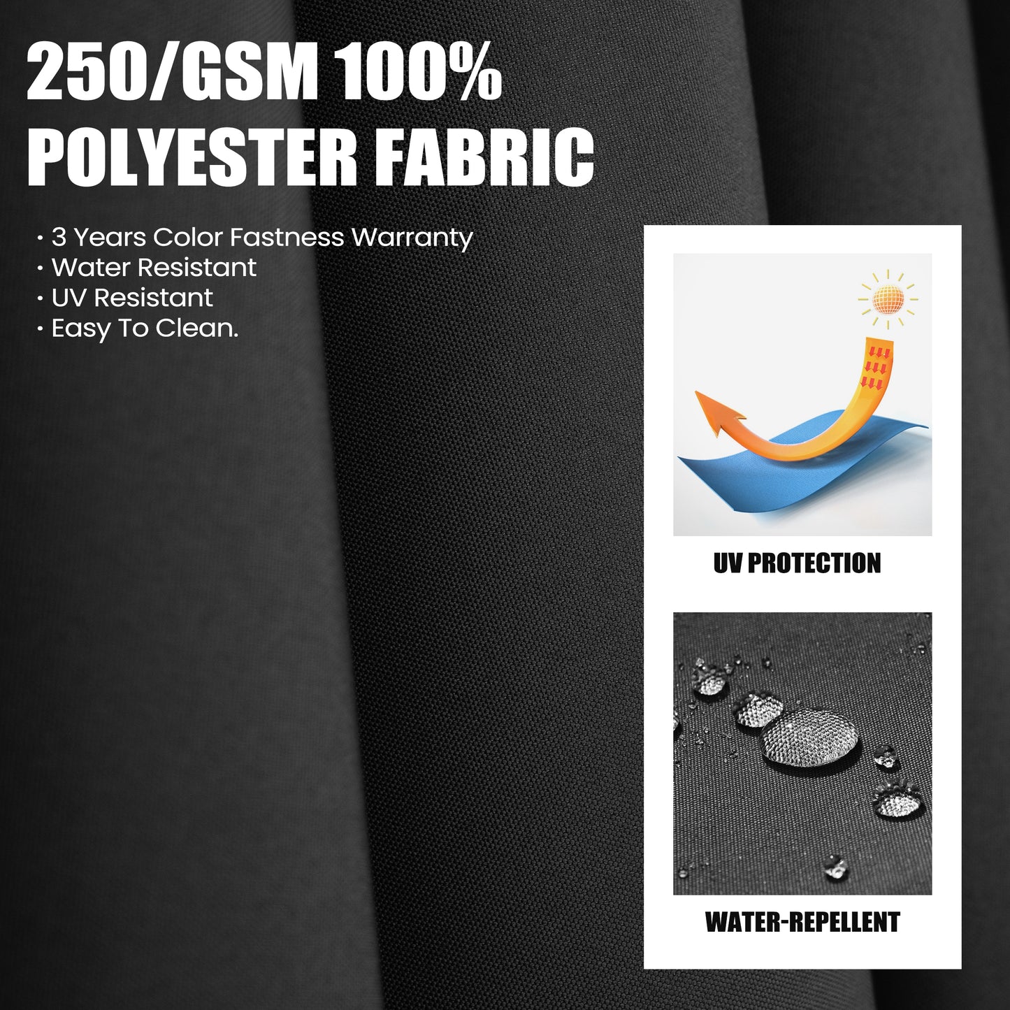 Crestlive Products 10x13ft Aluminum Crank Cantilever Patio Umbrella withnot Base