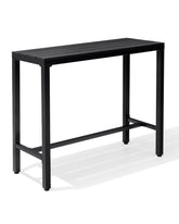 Crestlive Products Rectangular Outdoor Bar Table with Steel Frame