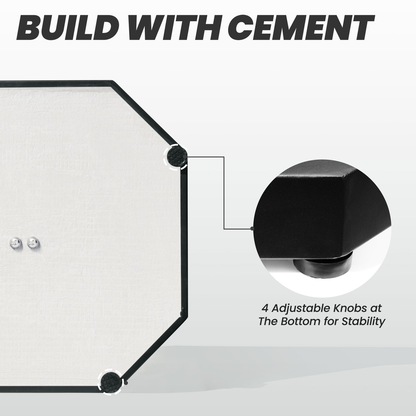 Crestlive Products 40 Lb. Cement Patio Market Umbrella Base