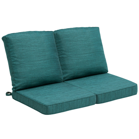 Crestlive Products 24x24 Inch Water-Repellent Deep Seat Outdoor Cushions, Fade-Resistant Replacement for Patio Furniture
