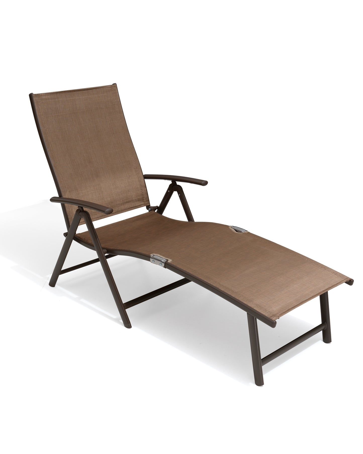 Crestlive Products Adjustable Folding Chaise Lounge Chair for Outdoors