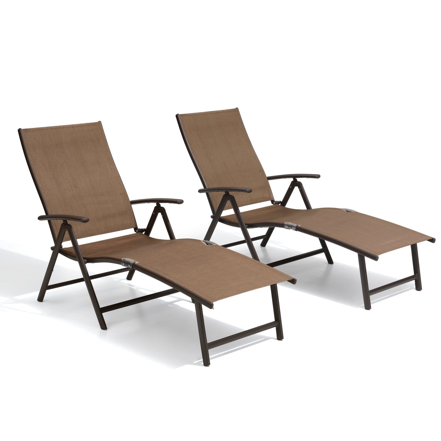 Crestlive Products Adjustable Folding Chaise Lounge Chair for Outdoors