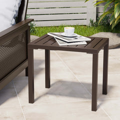 14x18" Aluminum Outdoor Side Table