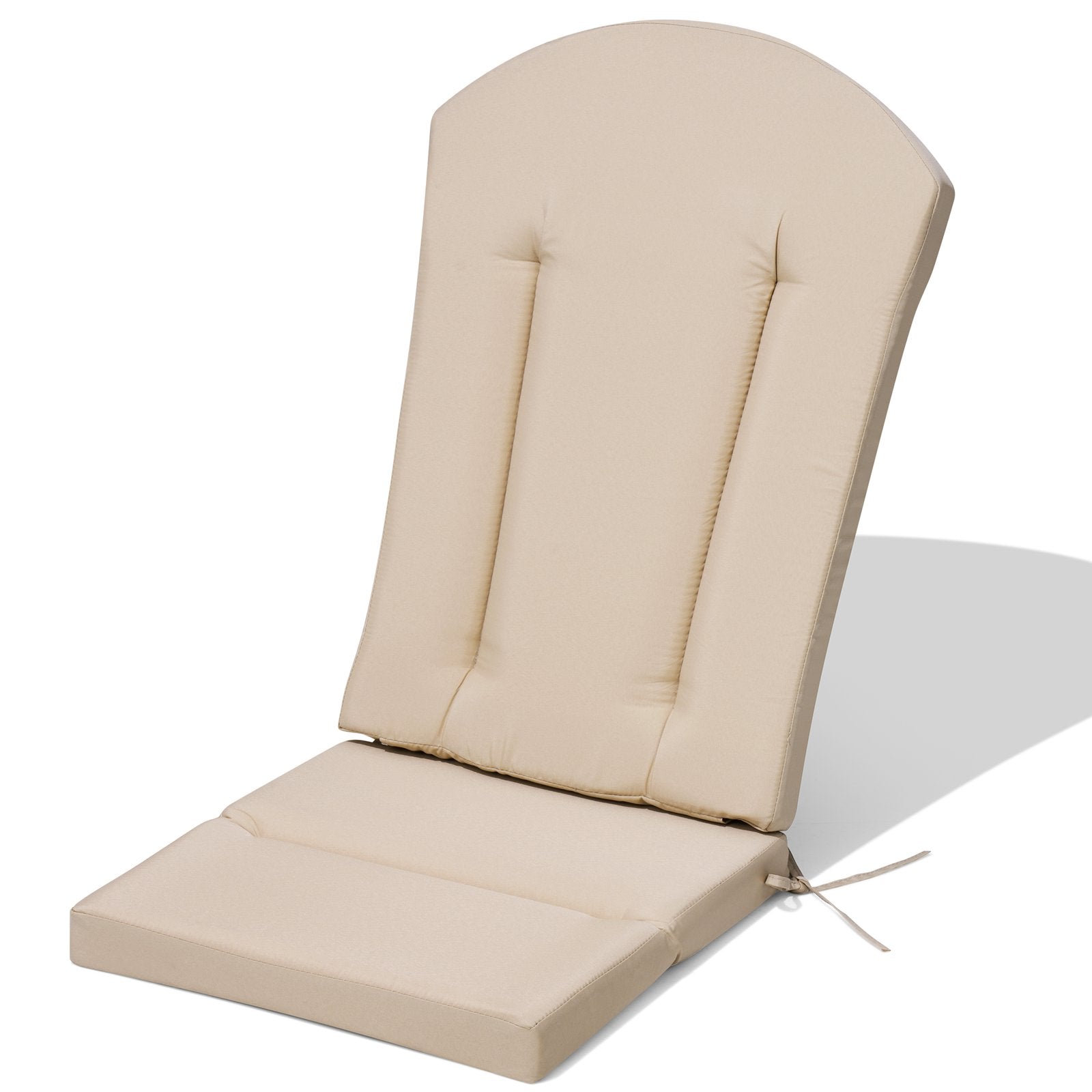 Crestlive Products deep seating outdoor Adirondack chair cushion with water-resistant fabric and secure tie-back design