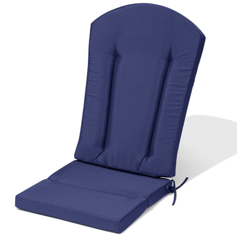 Deep seat outdoor Adirondack chair cushion in Navy