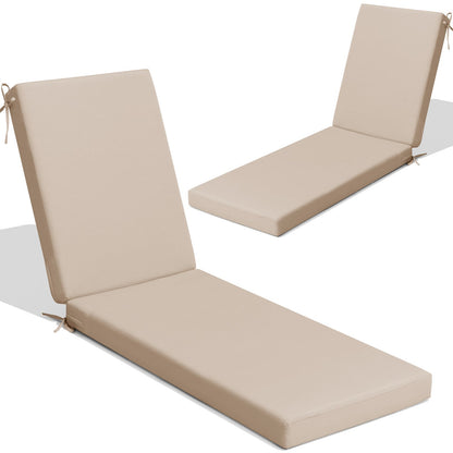 Crestlive Products Outdoor Chaise Lounge Cushio