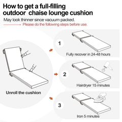 Sunbrella Outdoor Chaise Lounge Cushion