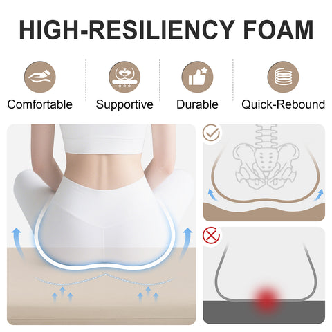 High-resilience supportive foam filling for comfortable outdoor chaise lounge cushion by Crestlive Products