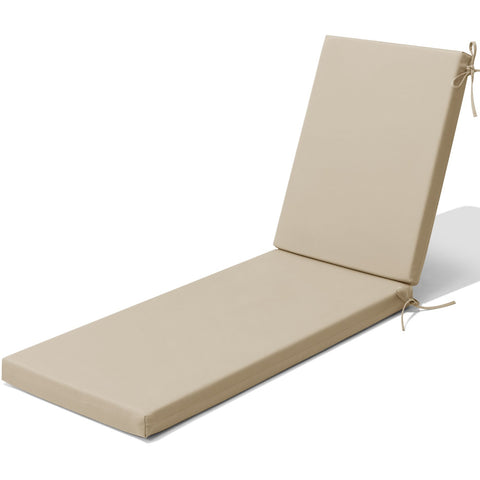 Crestlive Products outdoor chaise lounge cushion in Brown