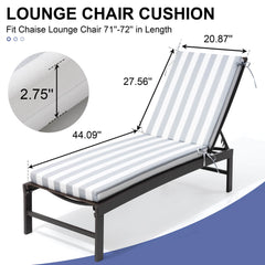 Sunbrella Outdoor Chaise Lounge Cushion