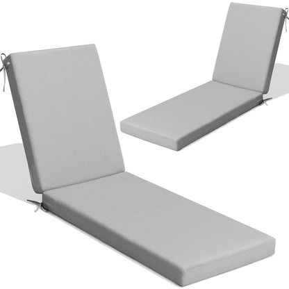 Crestlive Products Outdoor Chaise Lounge Cushio
