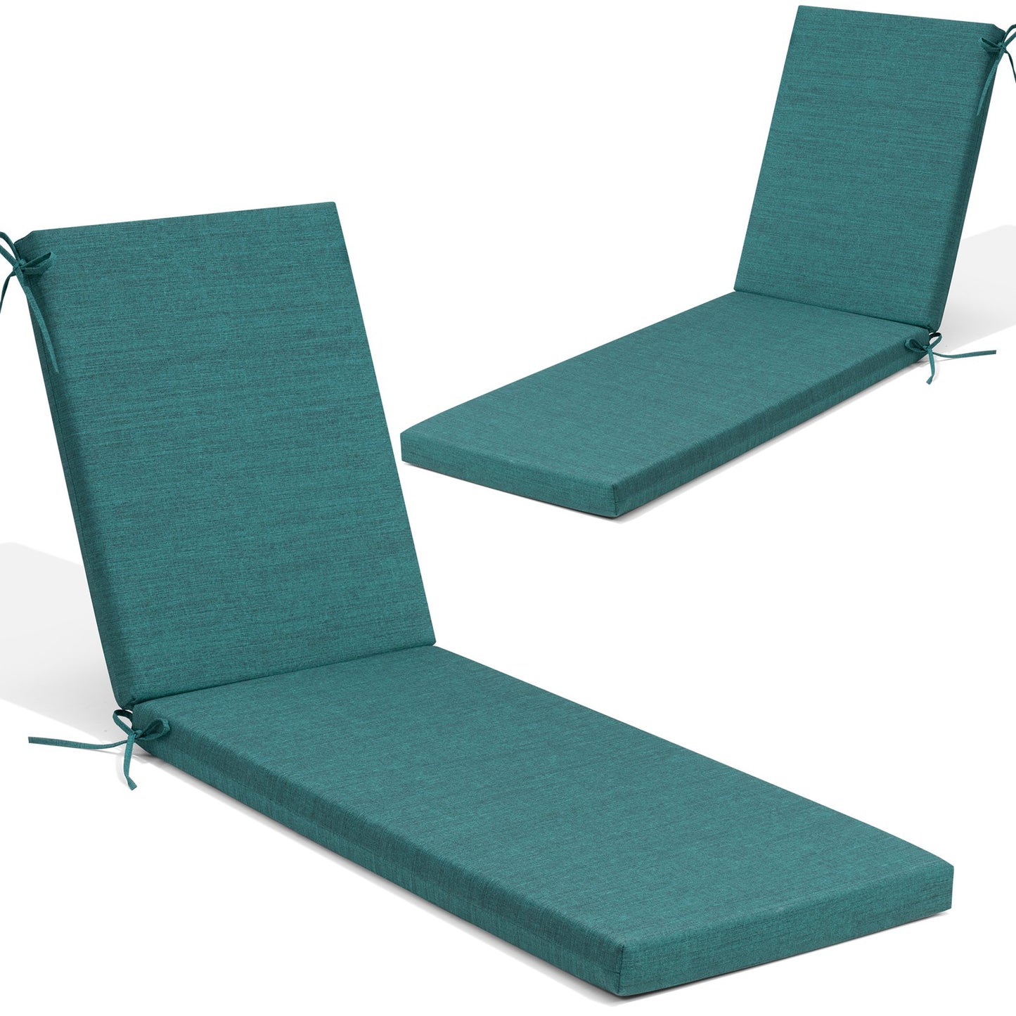 Crestlive Products outdoor chaise lounge cushion in Green