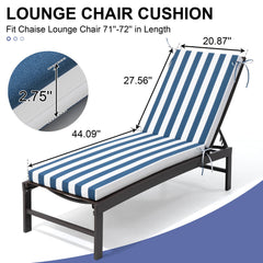 Sunbrella Outdoor Chaise Lounge Cushion