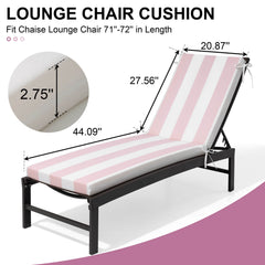 Sunbrella Outdoor Chaise Lounge Cushion