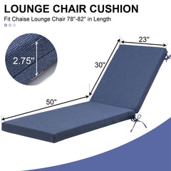 Sunbrella Outdoor Chaise Lounge Cushion