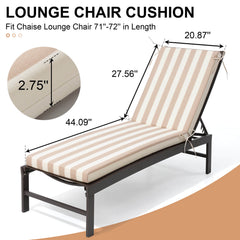 Sunbrella Outdoor Chaise Lounge Cushion