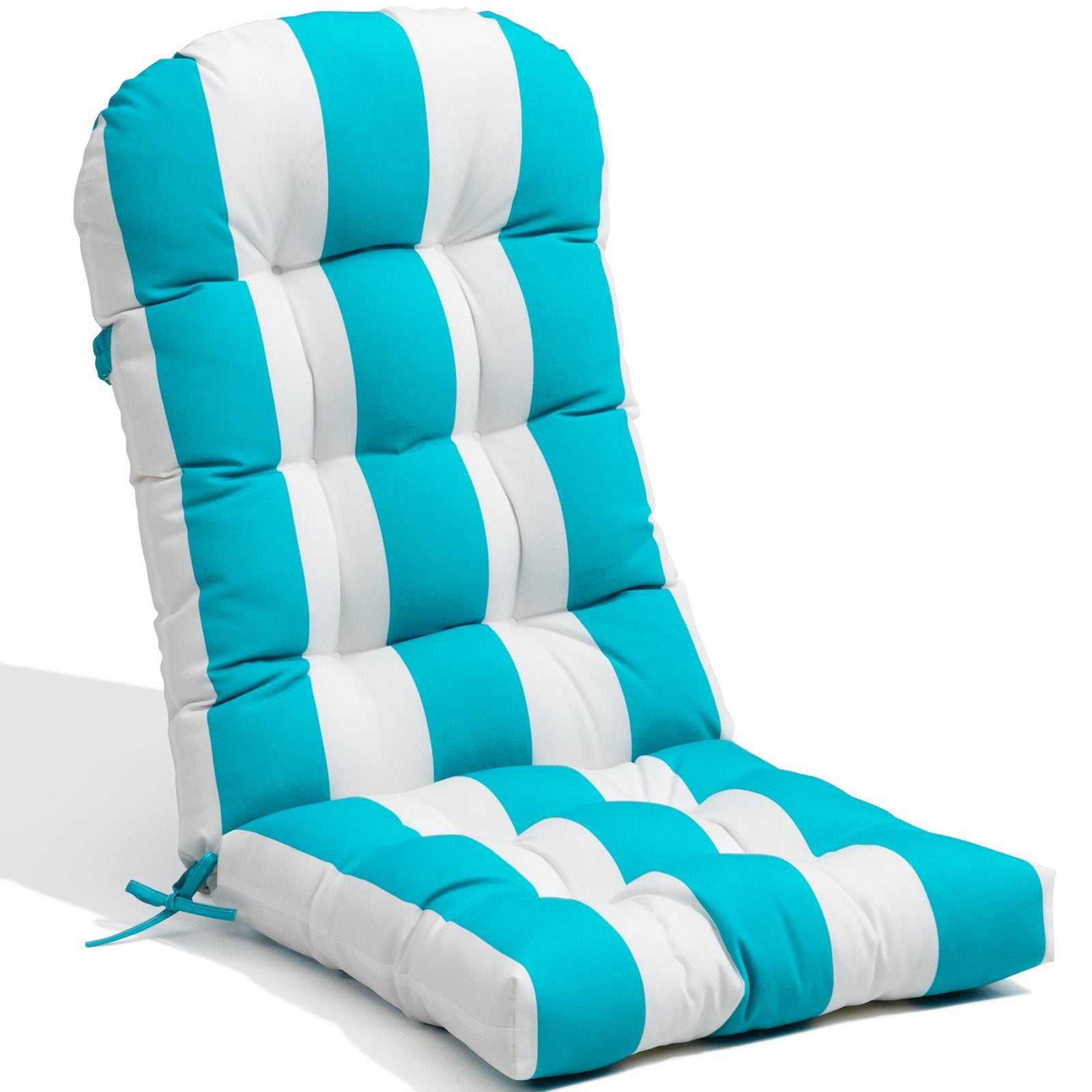 Crestlive Products Adirondack chair deep seat cushion in Blue and White Stripe
