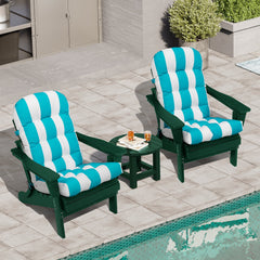 High Back Adirondack Rocking Chair Cushion