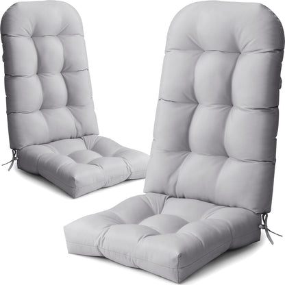 Crestlive Products Outdoor High Back Adirondack Rocking Chair Cushions Set of 2