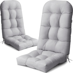 Crestlive Products Adirondack chair deep seat and back cushion 2-piece set in Light Gray