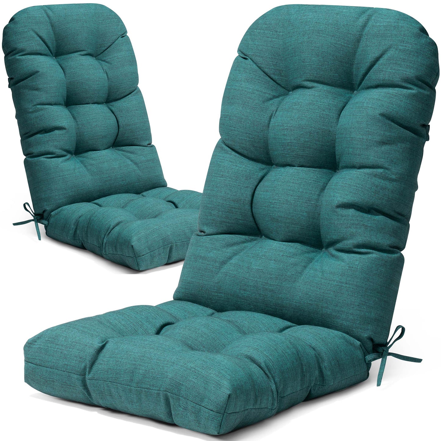 Crestlive Products Adirondack chair deep seat and back cushion 2-piece set in Green