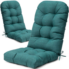 Crestlive Products Adirondack chair deep seat and back cushion 2-piece set in Green