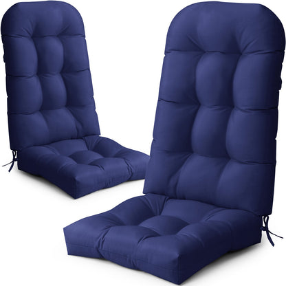 Crestlive Products Outdoor High Back Adirondack Rocking Chair Cushions Set of 2