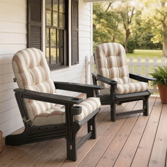 High Back Adirondack Rocking Chair Cushion