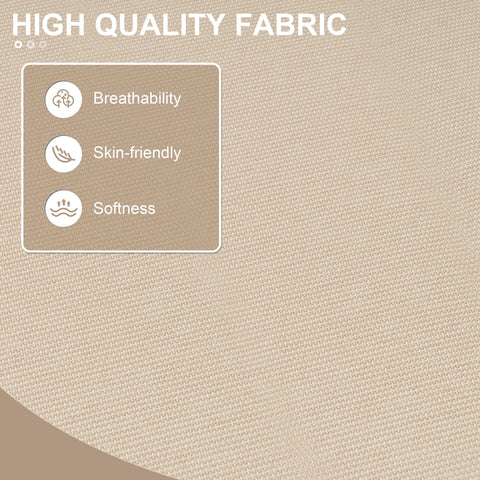 Outdoor chaise lounge cushion made with high-quality, breathable, soft, and skin-friendly fabric