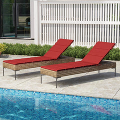 Outdoor Patio Chaise Lounge Cushion