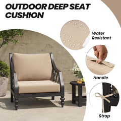 24x24" Outdoor Deep Seat Cushion