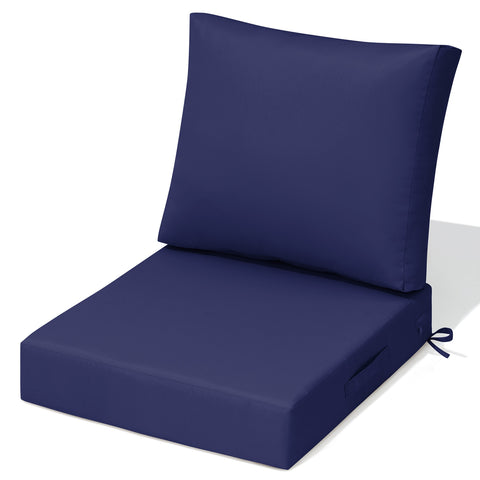 Crestlive Products deep seat and back cushion in Navy