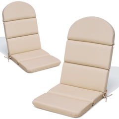 Crestlive Products Adirondack Chair Cushion 2-piece set in Beige