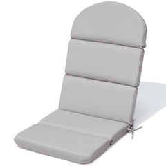Crestlive Products Adirondack Chair Cushion in Light Gray