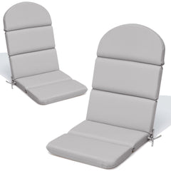 Crestlive Products Adirondack Chair Cushion 2-piece set in Light Gray
