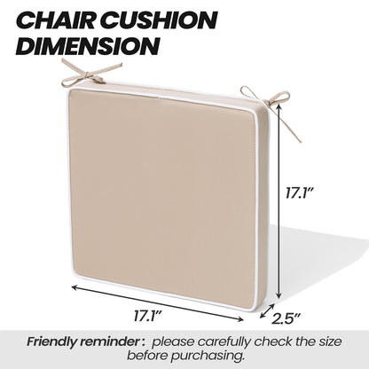 Crestlive Products Outdoor and Indoor Dining Chair Cushion Set